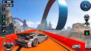 superhero car mega ramp game || car racing game
