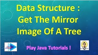 Data Structure in JAVA : Get the mirror image of a tree.