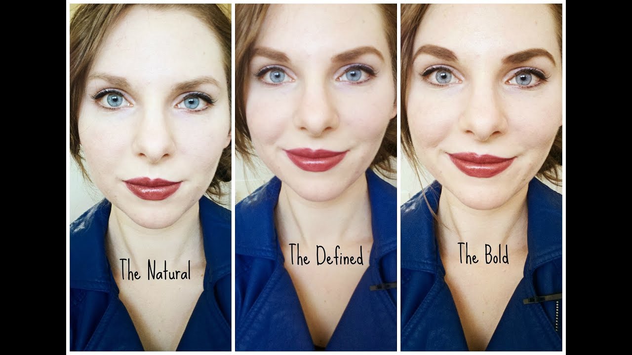The Natural,The Defined And The Bold! - How To Wear Your Eyebrows Three Different Ways!