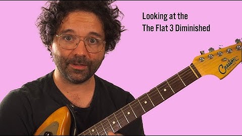 Looking at the Flat 3 Diminished with #barryharris concepts