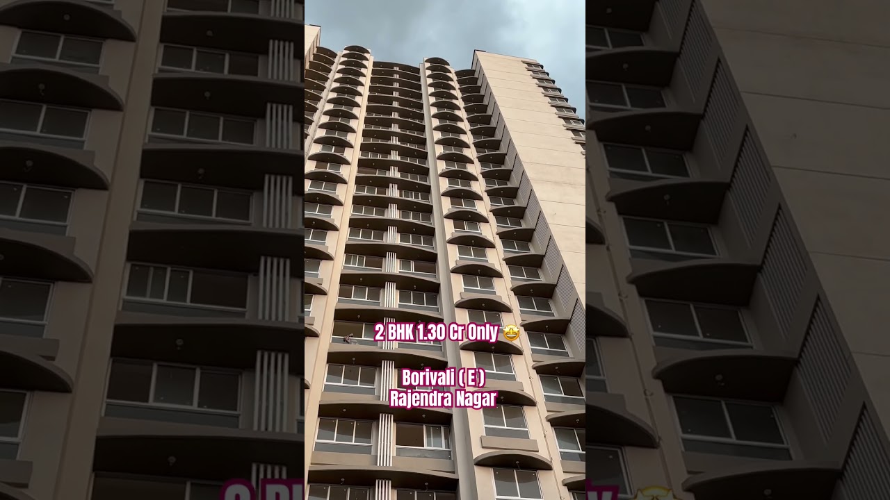 Borivali East | Ready to Move Apartments 2 BHK 1.30 Cr Only 🤩📱9082116121  