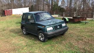 1996 GEO Tracker, 2 door, 4 Wheel Drive