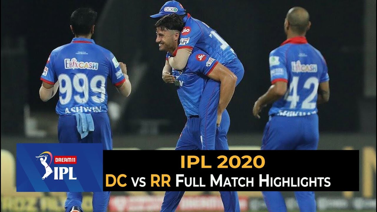 IPL 2020 Full Match Highlights "DELHI CAPITALS vs RAJASTHAN ROYALS "