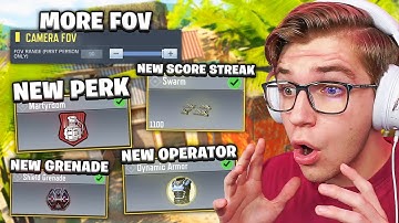 REACTING TO *NEW* SEASON 6 LEAKS! (New Perk, Operator, Tactical, Score Streak + More FOV!)