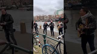 Our version of "Sarà Perché Ti Amo" is out now🤩 #esteriorebrothers #saraperchetiamo #amsterdam