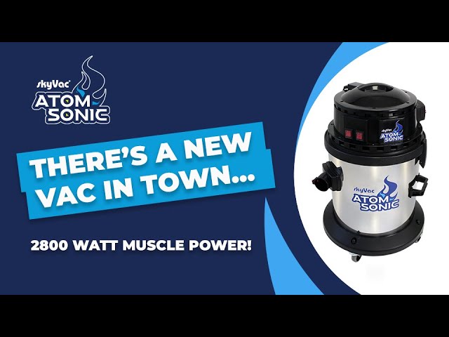 skyVac® Atom Sonic: A Powerful & Compact Gutter Cleaning Vacuum