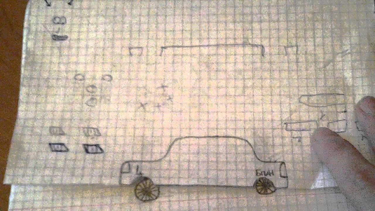 Посаженный таз,приора,как нарисовать?!просто и легко ! - YouTube