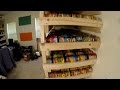 Pantry Storage Shelves with 1000 Can Food Rotation Pantry Storage Shelves with 1000 Can Food Rotation