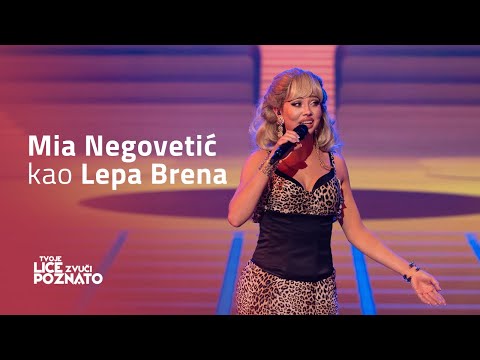 Mia Negovetić kao Lepa Brena - Luda za tobom