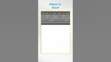 🤔 How to Add Filter in Excel #Shorts #Simplilearn