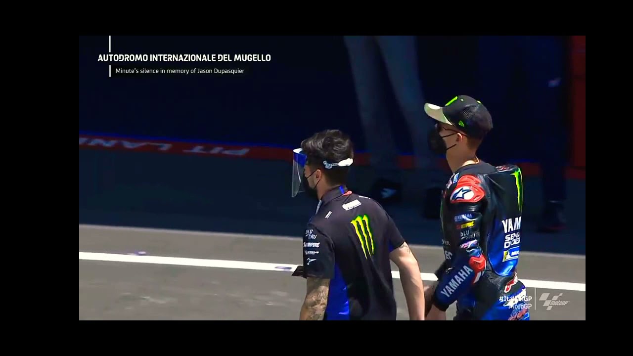Momen Penghormatan Terakhir. Pembalap MotoGP Untuk Jason Dupasquier