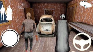 GRANNY HOUSE ESCAPE IN A CRAZY FLYING CAR 🚗 😳 🤪 I HIT GRANNY WITH MY CAR NOW SHE'S FURIOUS 😠  screenshot 4
