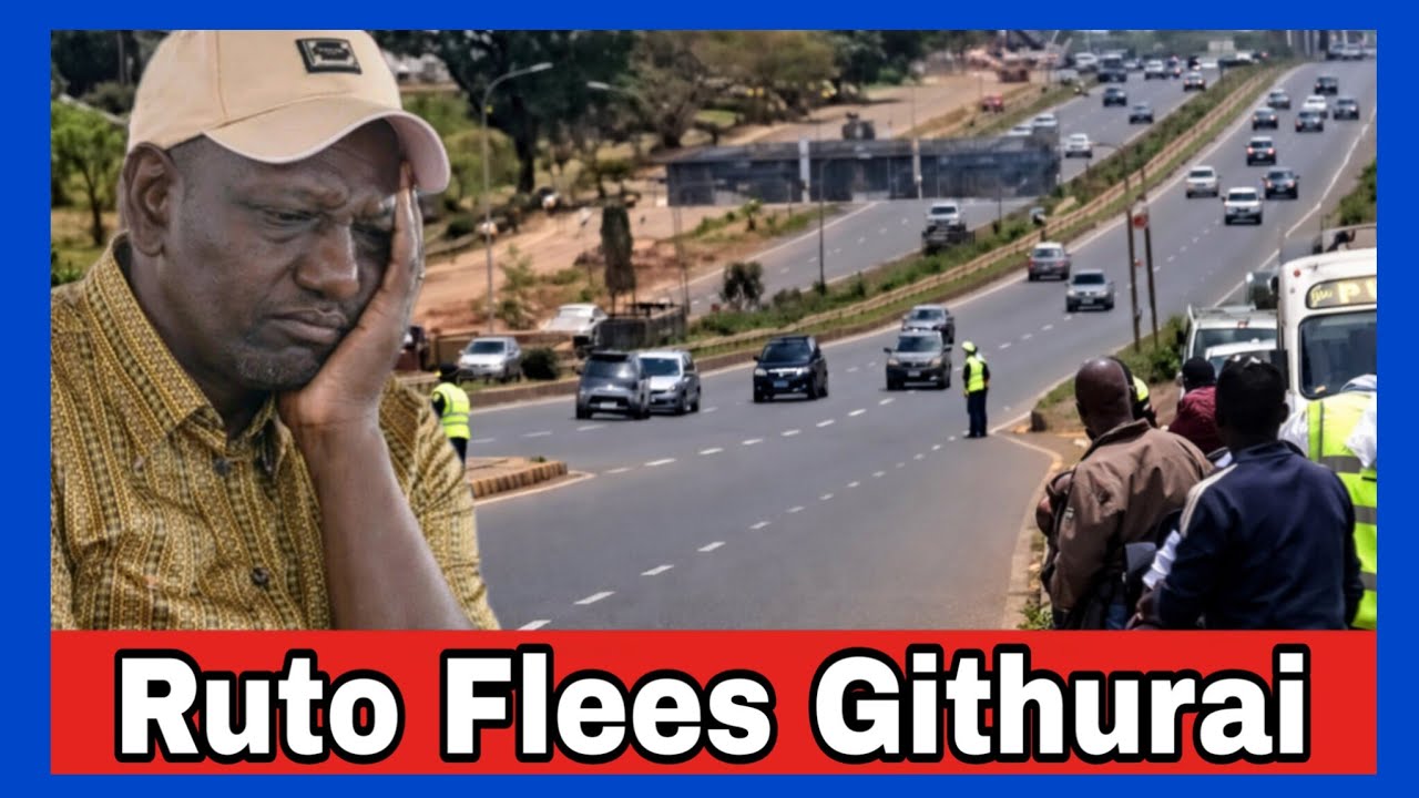 Security forced to Whisk Ruto Away From Githurai after Facing a Hostile Reception.