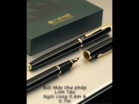 Video Bút máy viết chữ Hán hành thư đẹp nét thanh đậm 0.7m - youtube