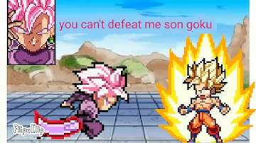 goku and goku black part 2 sprite animation