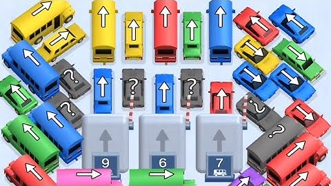 Car Jam Level 60 Game Walkthrough || Bus Out - Bus Jam Puzzle Game