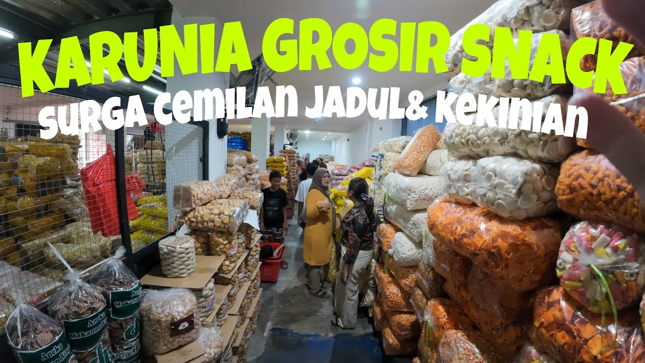 MAMPIR YUK.. KE DISTRIBUTOR CEMILAN DI BEKASI || DALEMNYA BIKIN TAKJUB