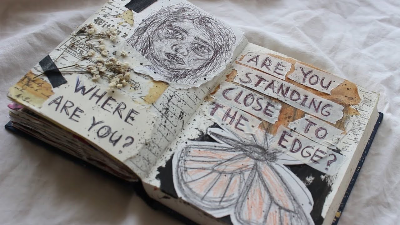 Art Journal Inspiration 🦋 4 YouTube