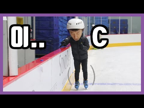 ENG 빙상장 처음 가면 무조건 이것부터 해야한다 스케이팅 걸음마 배우기 우당탕탕 스케이트 Ep 2 