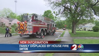 Family displaced by house fire in Dayton