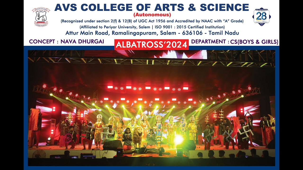AVS COLLEGE OF ARTS & SCIENCE | ALBATROSS 2024 | CS | NAVADHURGAI
