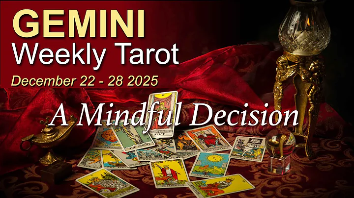 GEMINI Weekly Tarot Reading 'A BIG MOVE - ON YOUR TERMS!" December 22 - 28 2025 ✨