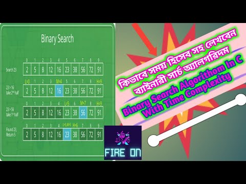 Binary Search Algorithm In C With Time Complexity