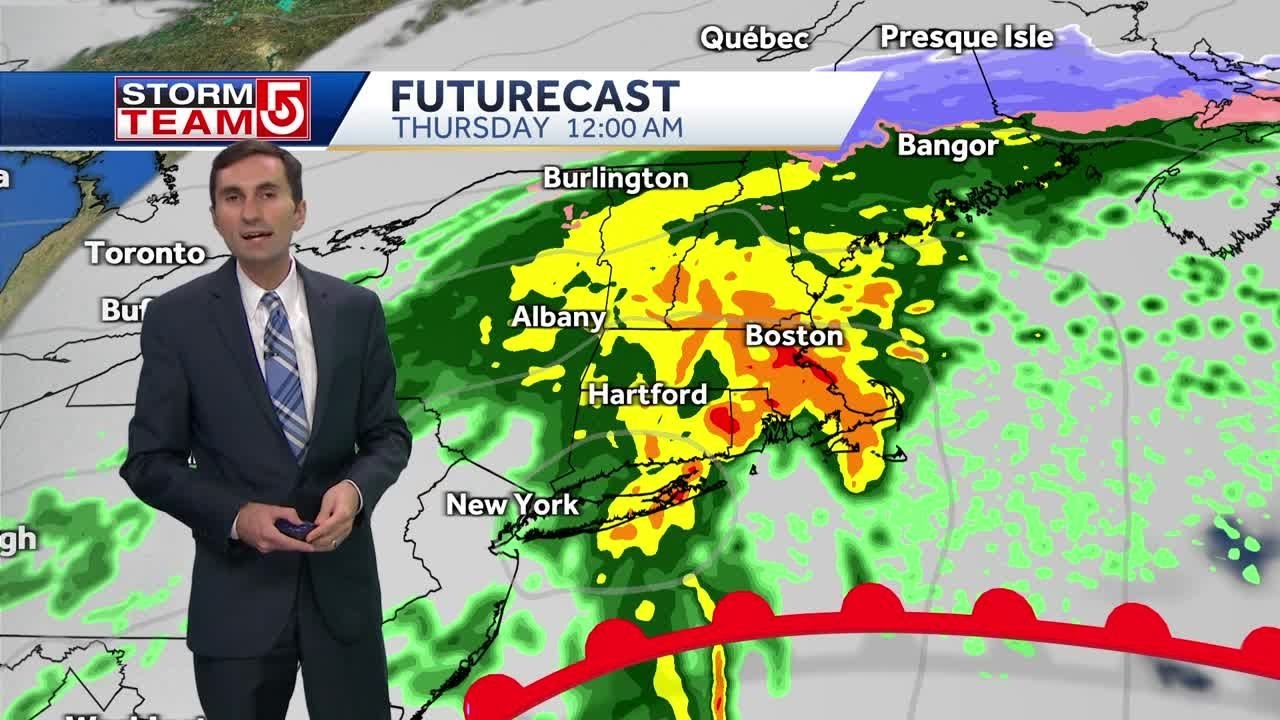 Video: Brief break from rain before next storm brings downpours to Mass.