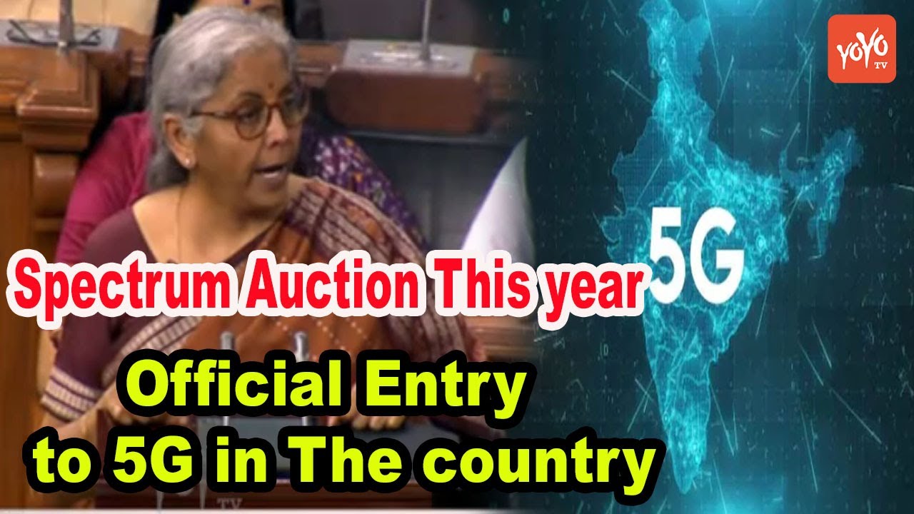Finance Minister Nirmala Sitharaman Said 5G Coming To India By 2023 | Union Budget 2022