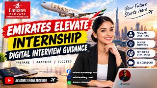 Details Emirates Elevate Internship Programme | HireVue Digital Interview Tips & Sample Answers Update