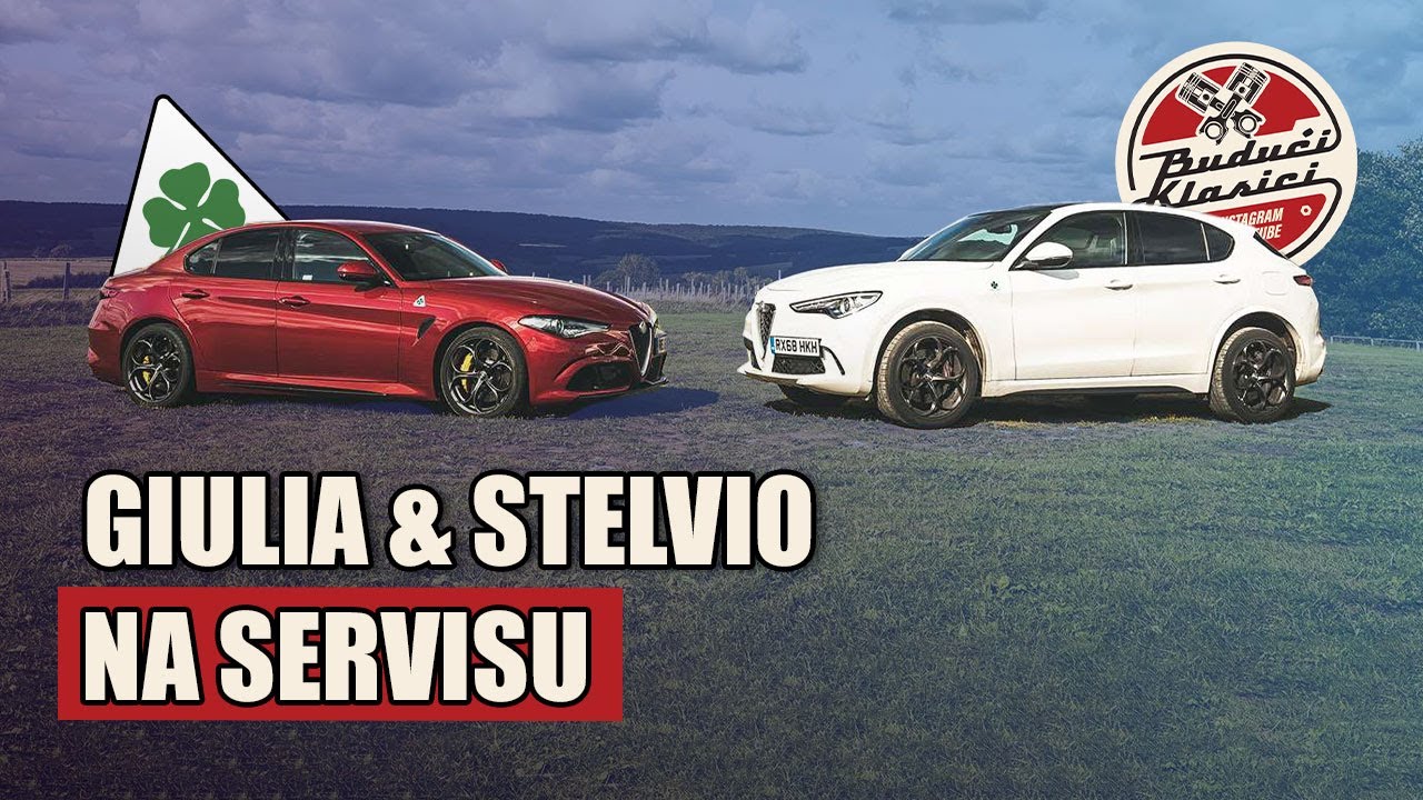 Dve QV Alfe na servisu! Giulia & Stelvio Quadrifoglio