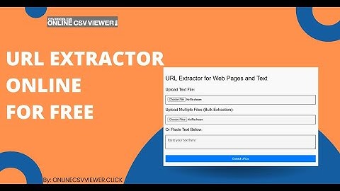 Best URL Extractor For Web Pages and Text 2025 | Easily Extract URLs from Web Pages