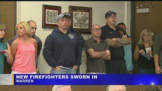 New Warren firefighters strengthen city's fire department