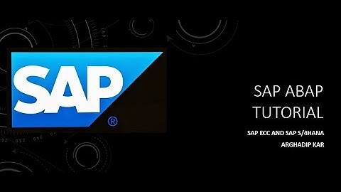 SAP ABAP: HOW TO FIND A TABLE BEHIND A TCODE
