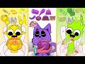 Simon x Catnap x Owakcx ASMR MUKBANG OWAKCX Emoji Challenge x Random Purple Food EATING SOUND