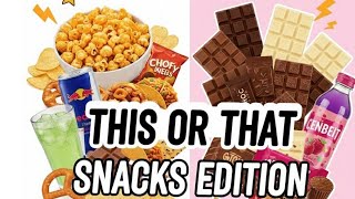 Stock Your Dream Snack Cart This Or That