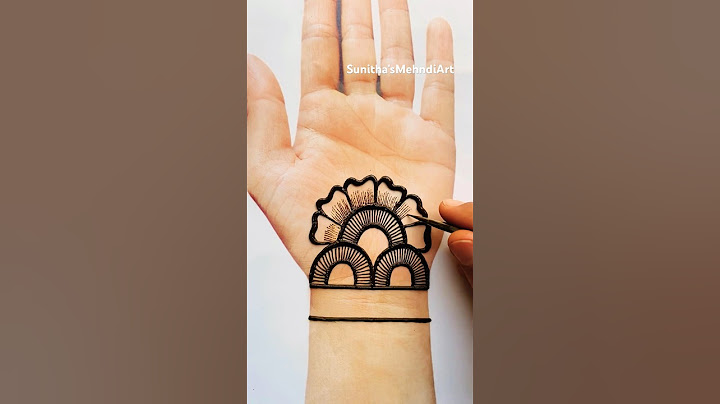 Simple Easy Beautiful Front hand Arabic Mehndi Design😍♥️ #mehndi #shorts #ytshort #mehndi #viral