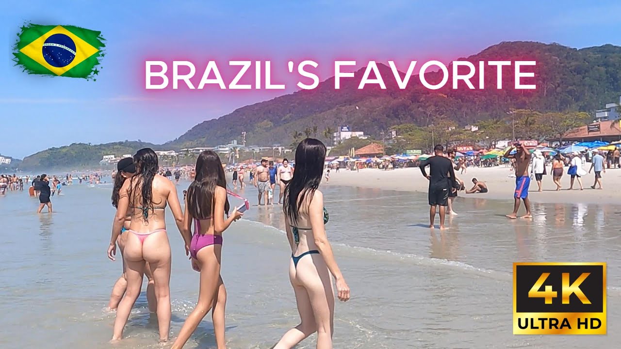 BR 🇧🇷 Прайя-Гранде 🌊 — Какие секреты скрывает этот рай? 🤔🌴 | 4K HDR