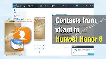How to Import Contacts from vCard to Huawei Honor 8