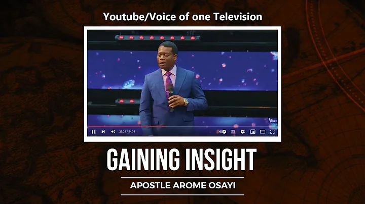 Transition Into Experience || Apostle Arome Osayi