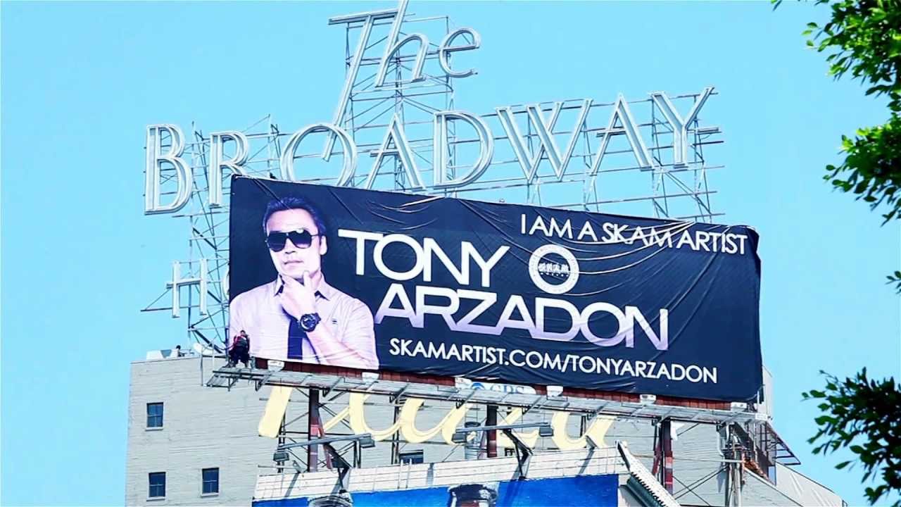 Tony Arzadon Hollywood Billboard