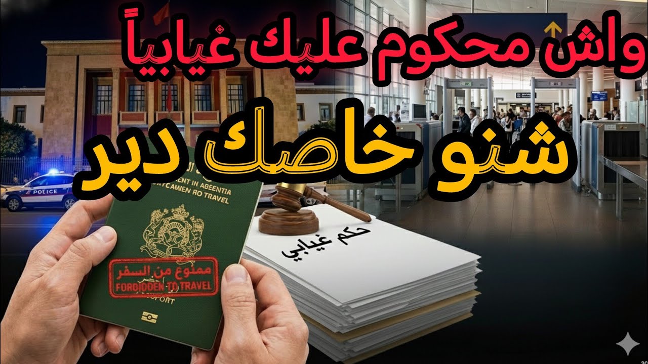 واش محكوم عليك غيابياً شنو خاصك دير Jugement par défaut 