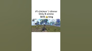 Difficult Chicken Dinner in ACE Dominator *1v3*#shorts