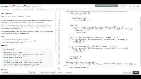 Leetcode 403. Frog Jump