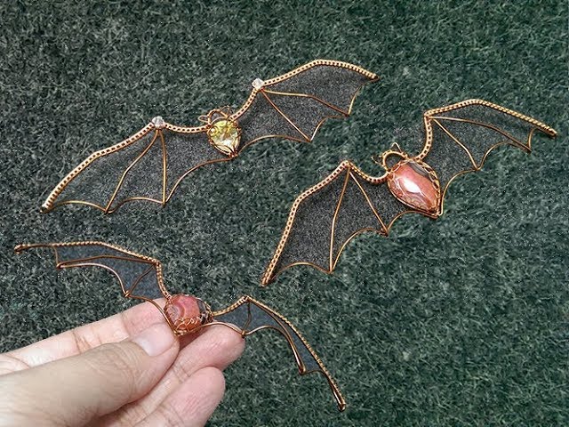 Wire Bat Without Hole Stone Jewelry Idea 268 Lananh Wire Bat Without Hole Stone Jewelry Idea 268 Lananh Handmade