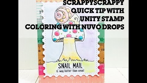 ScrappyScrappy  - Coloring with Nuvo Drops