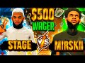 StageBeKillin vs Mirskii for $500 (Wager of the year by FAR) NBA 2K22