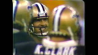 1984 week 13 San Francisco 49ers at New Orleans Saints