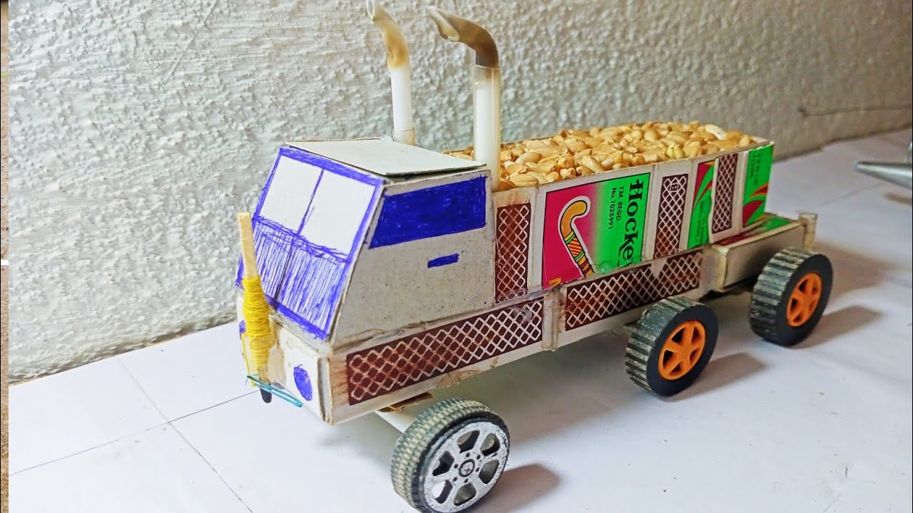 4 Amazing DIY matchbox TOY machis box truck loding at Home | Awesome ...