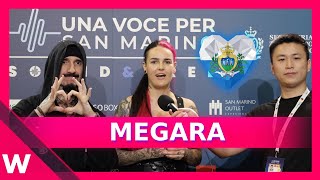 🇸🇲 Megara - "11:11" Interview | Una Voce per San Marino 2024